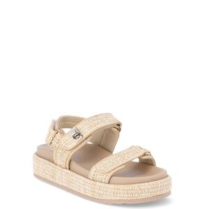 Madden NYC Women's Raffia Platform Sandals